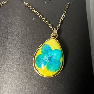 Forget-me-not necklace